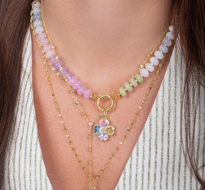 Lily Charm Necklace