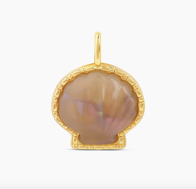 Stone Shell Charm