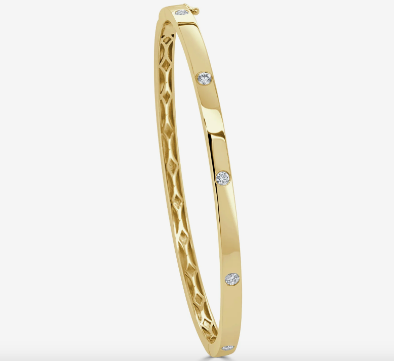 Floating Diamond Bangle