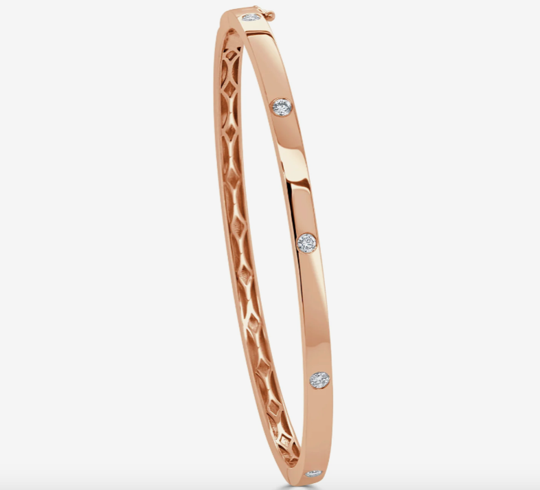 Floating Diamond Bangle