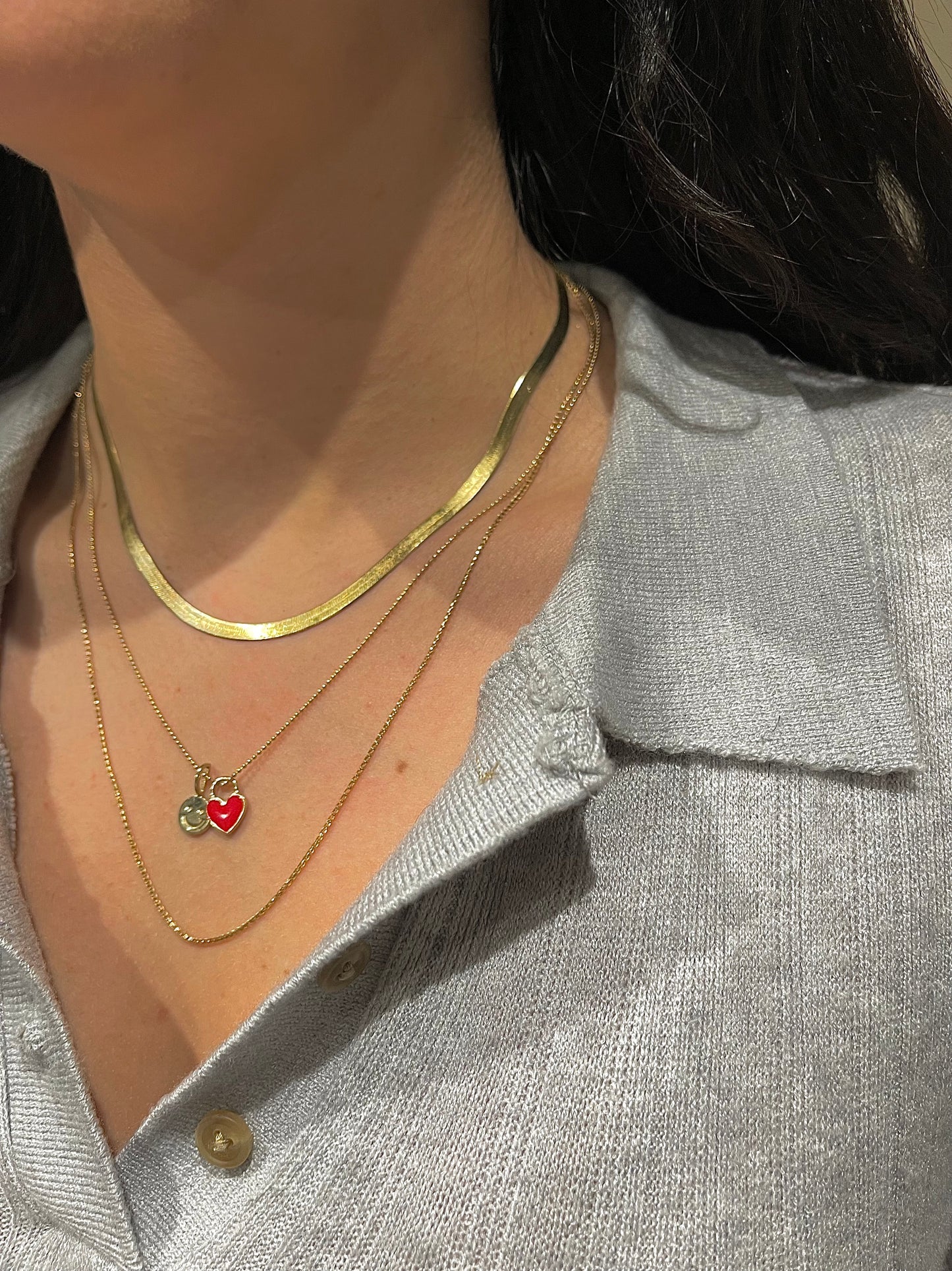 Heart Enamel Charm