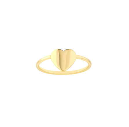Engravable Heart Ring