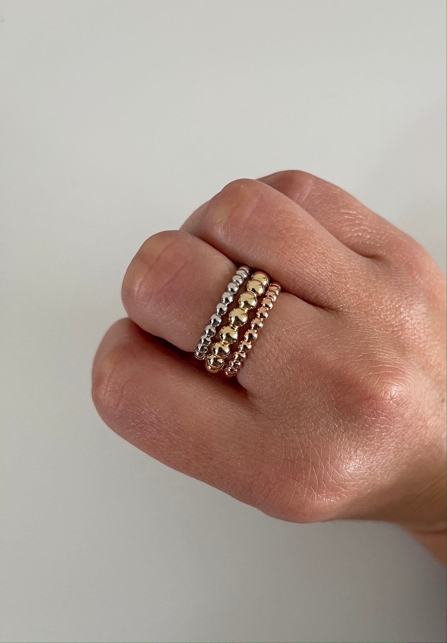 Small Gold Ball Ring