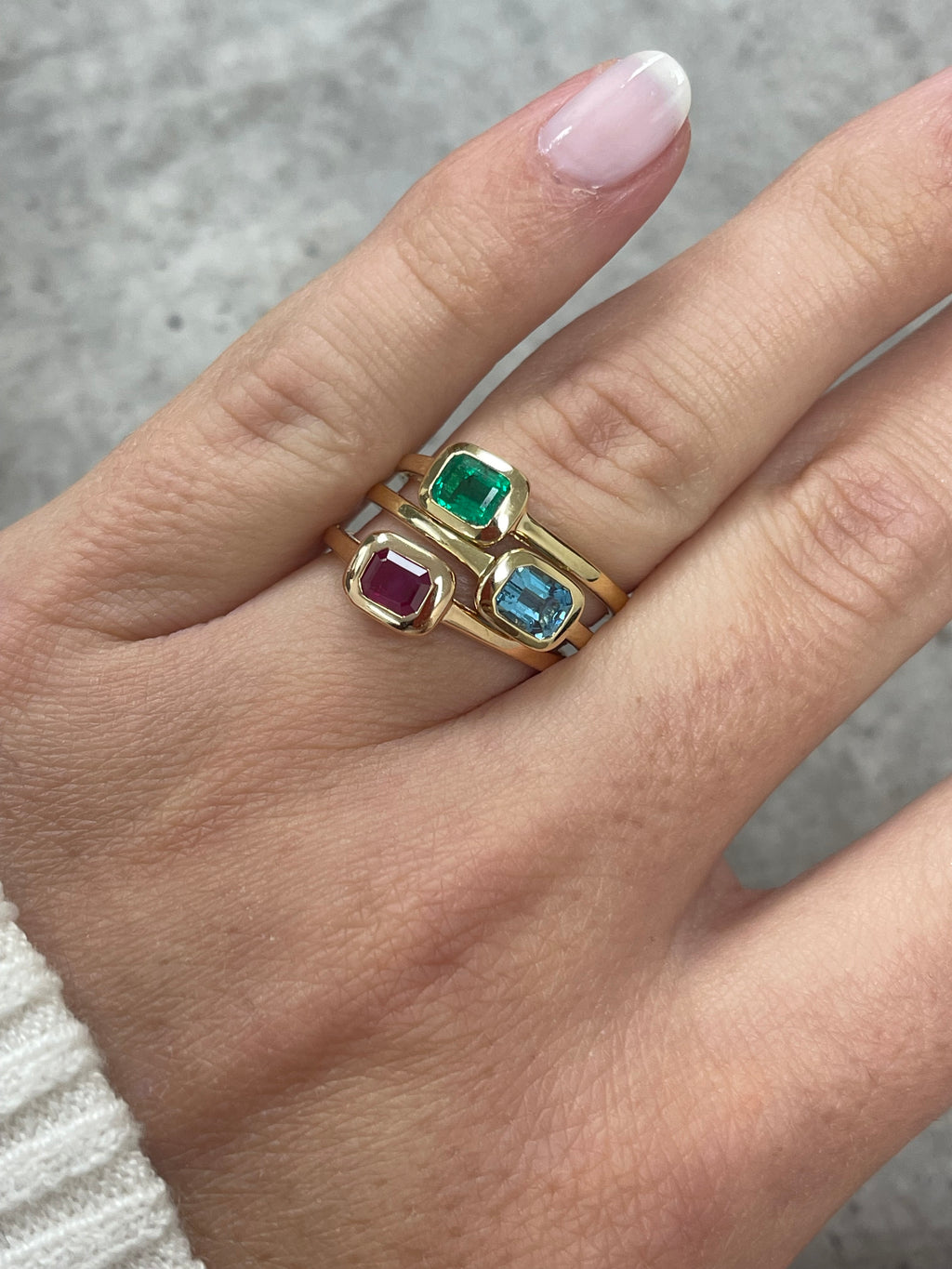 Birthstone Bezel Ring