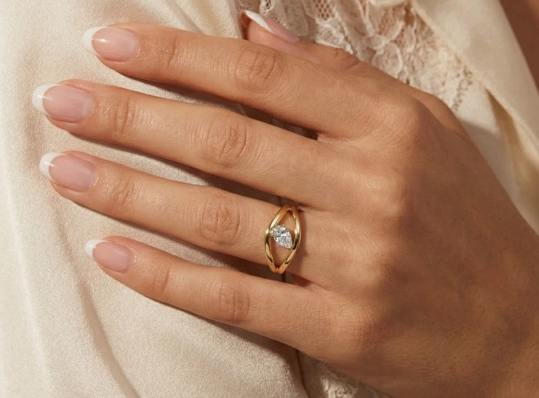 Floating Diamond Ring