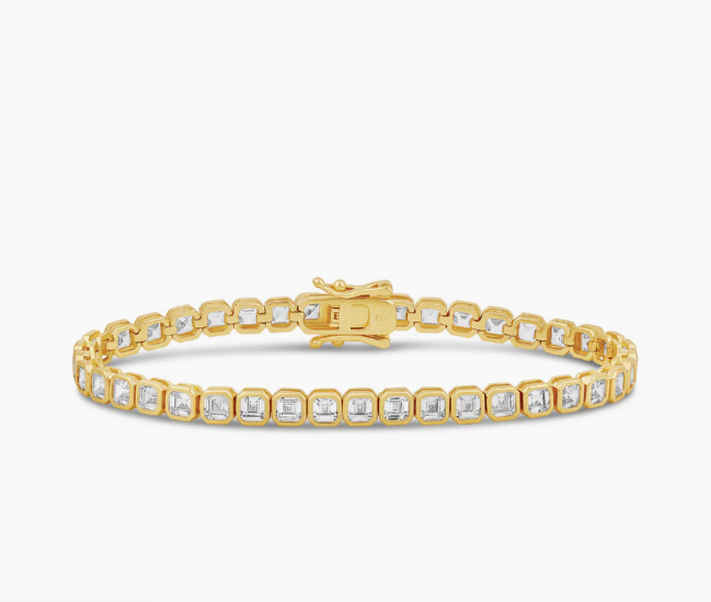 Bezel Tennis Bracelet