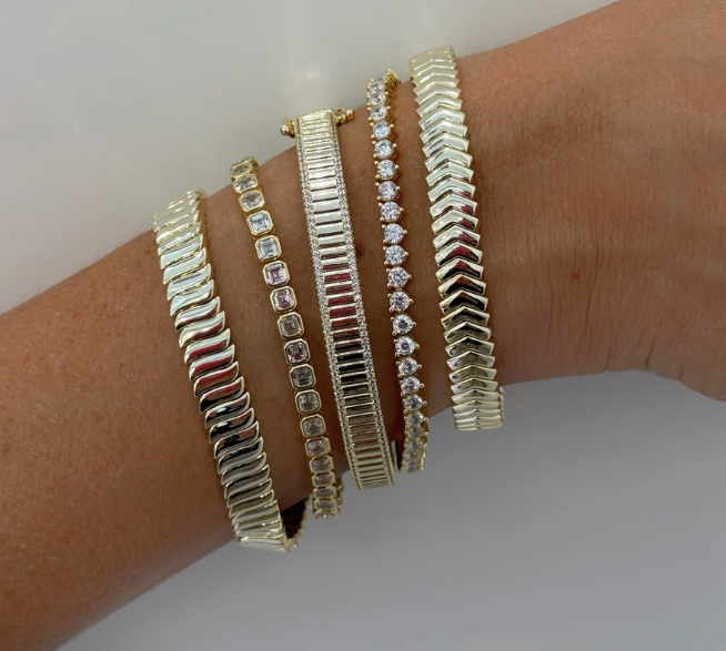 Bezel Tennis Bracelet