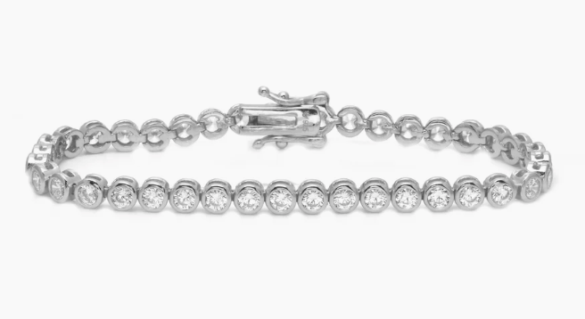 Bezel Tennis Bracelet