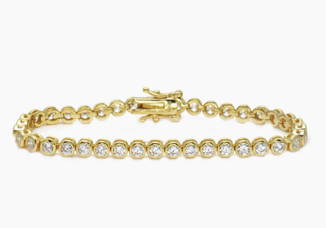 Bezel Tennis Bracelet