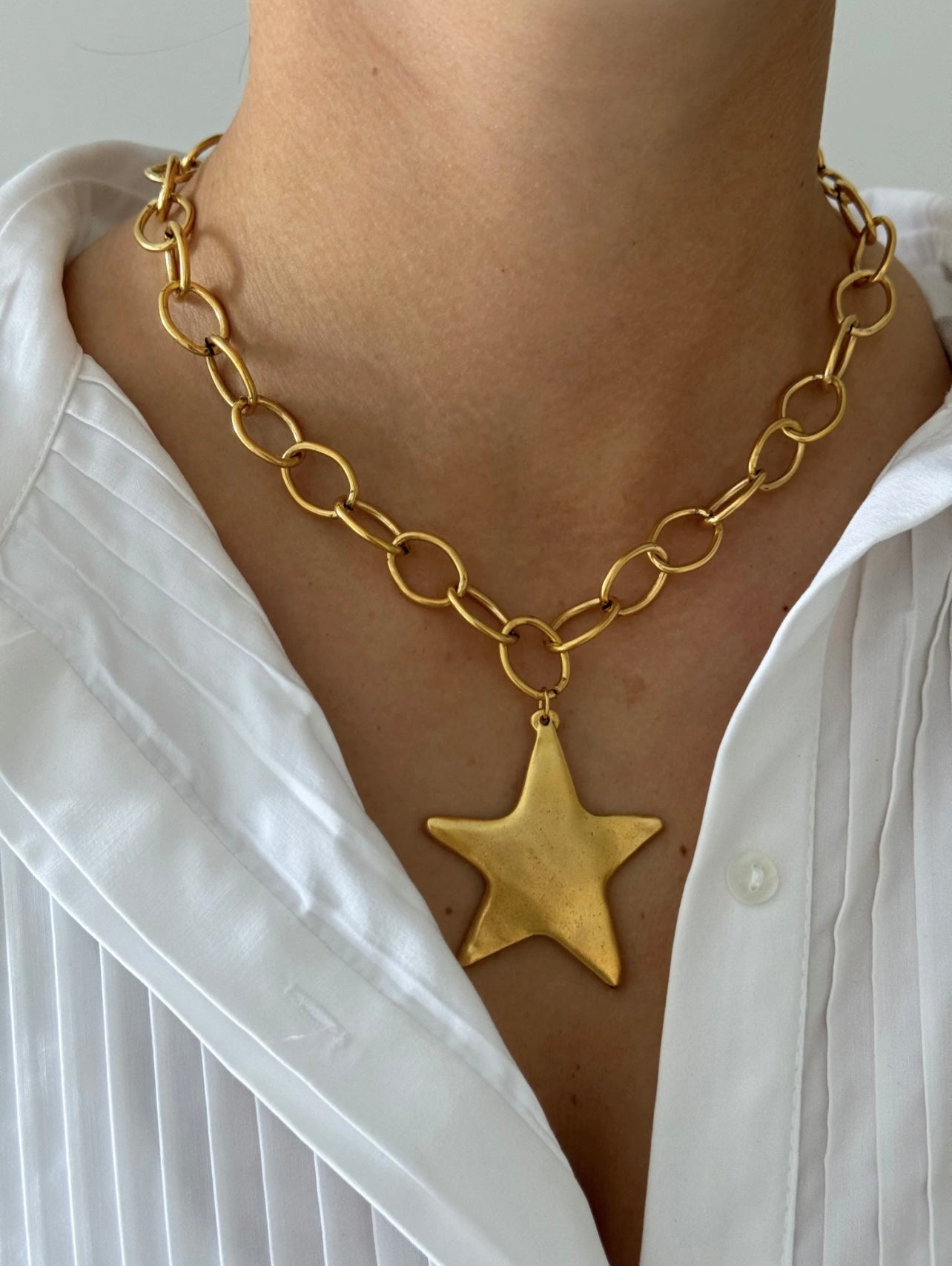 Starfish Link Necklace