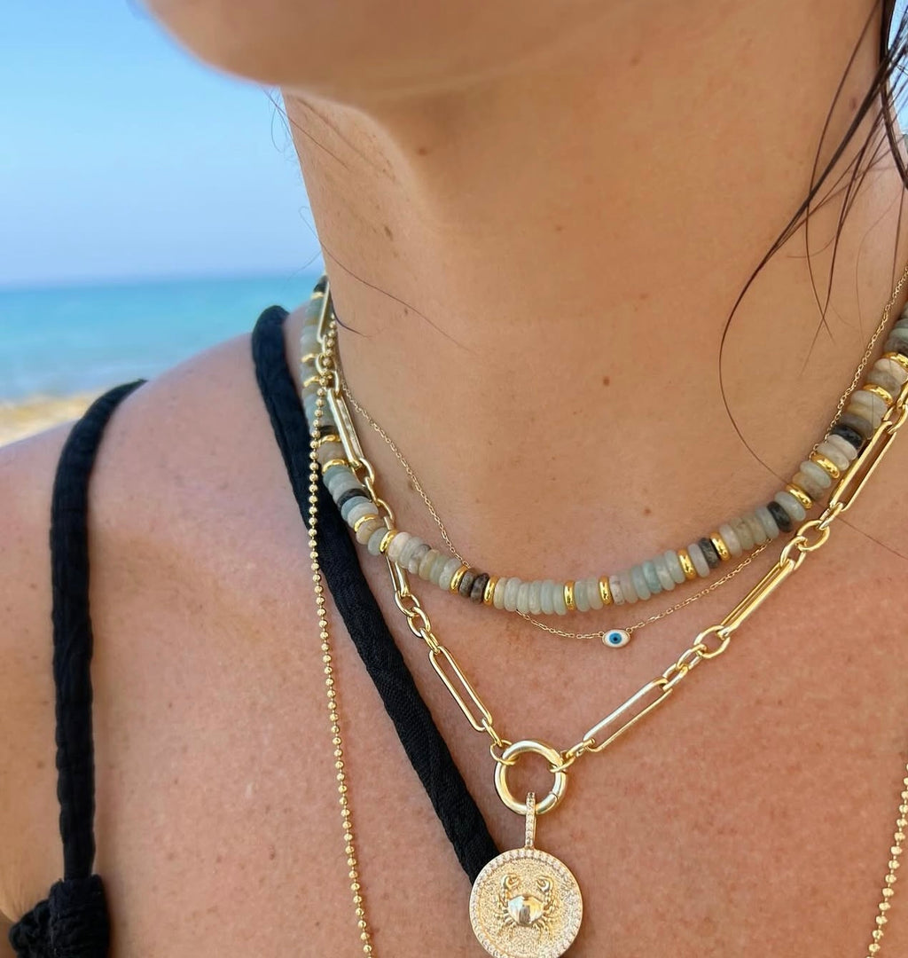 Lily Beaded Necklace