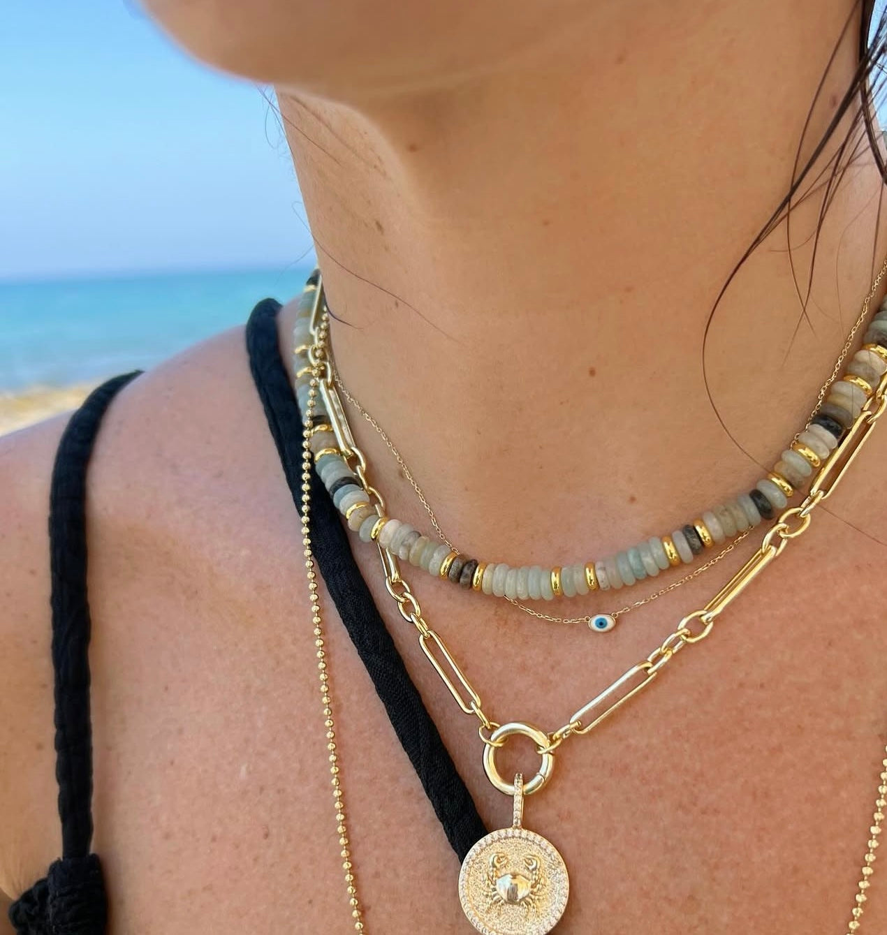 Lily Beaded Necklace