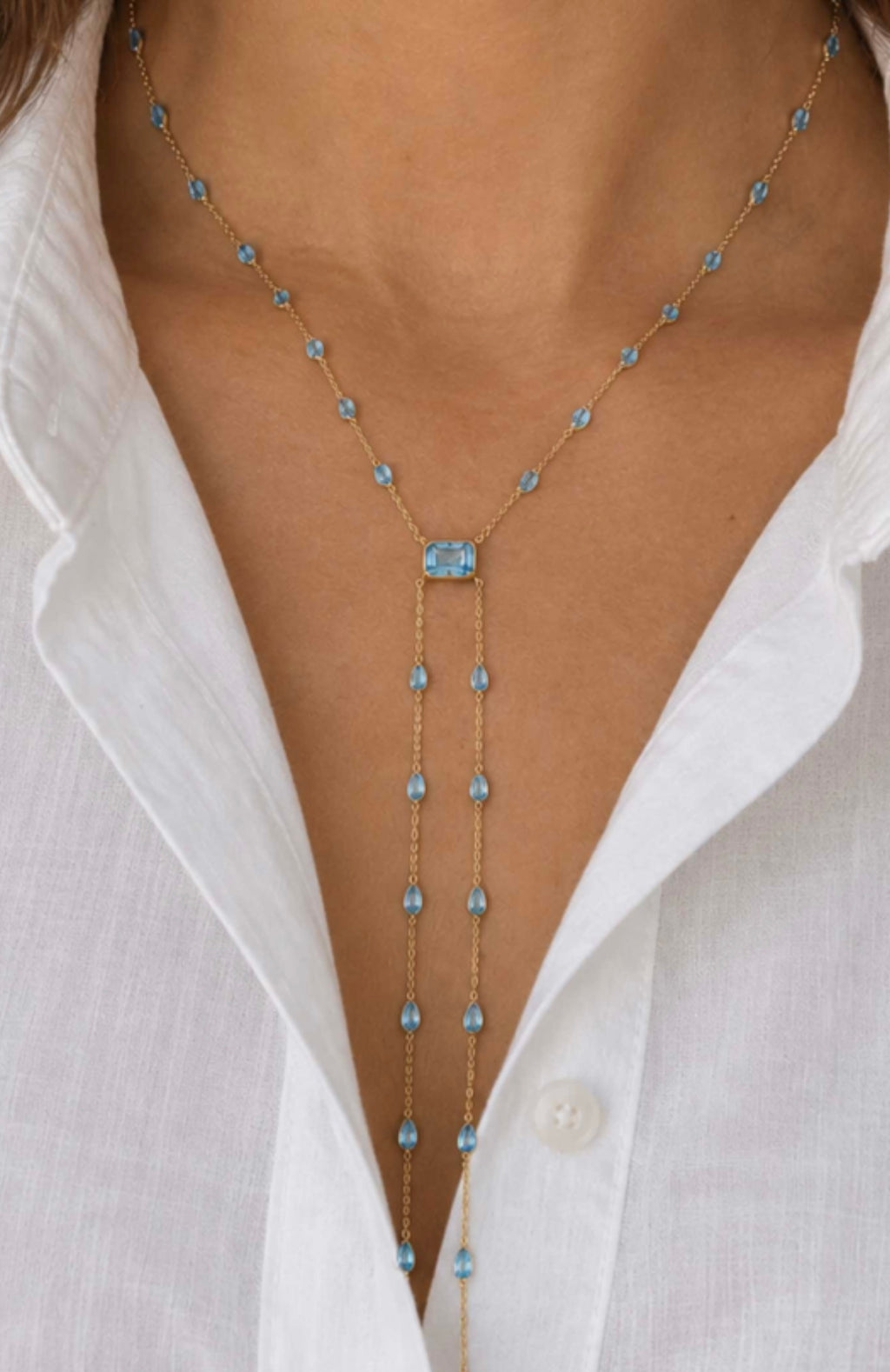 Capri Blue Lariat
