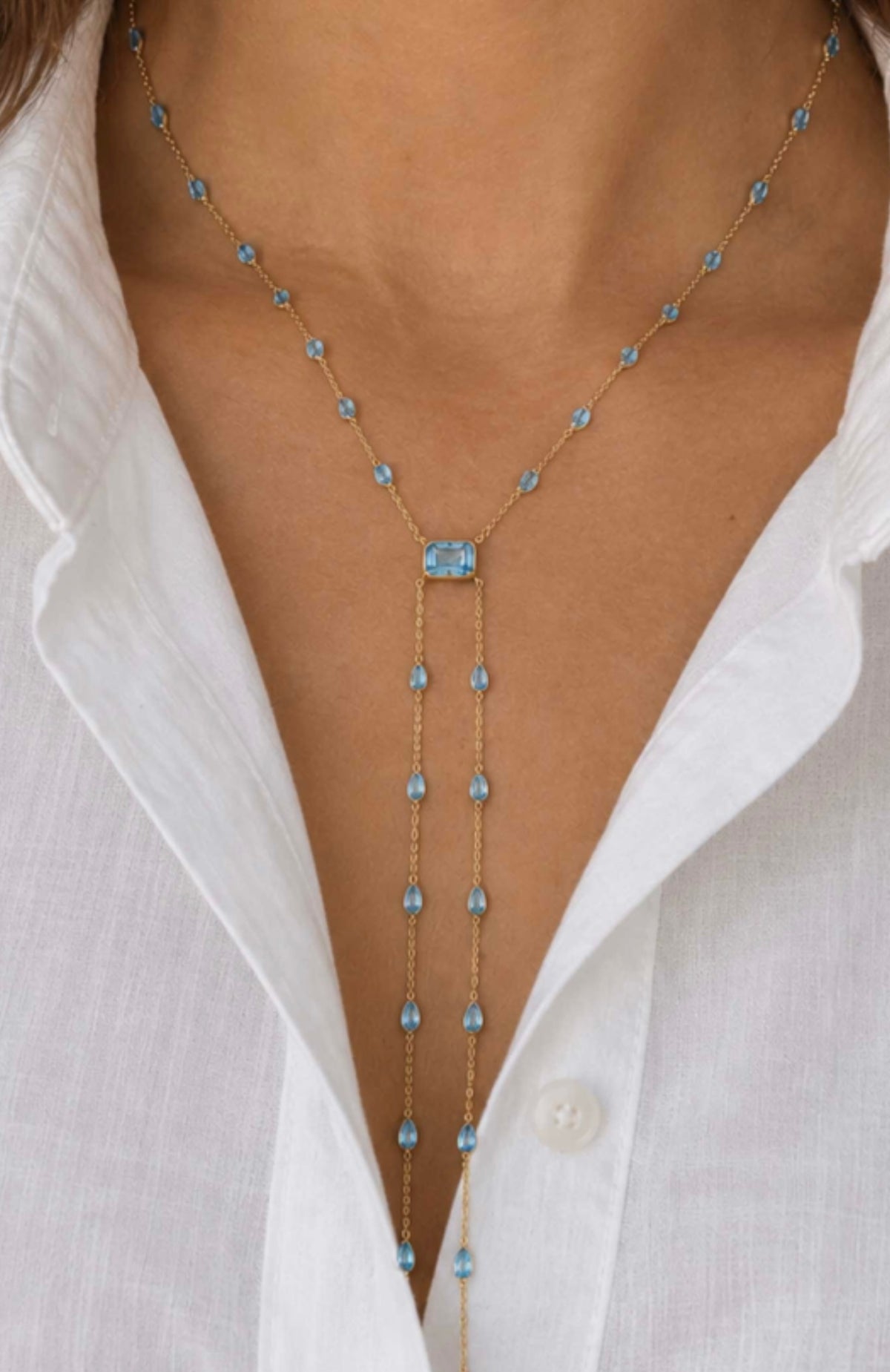 Capri Blue Lariat