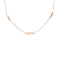 Mini Block Nameplate Station Necklace