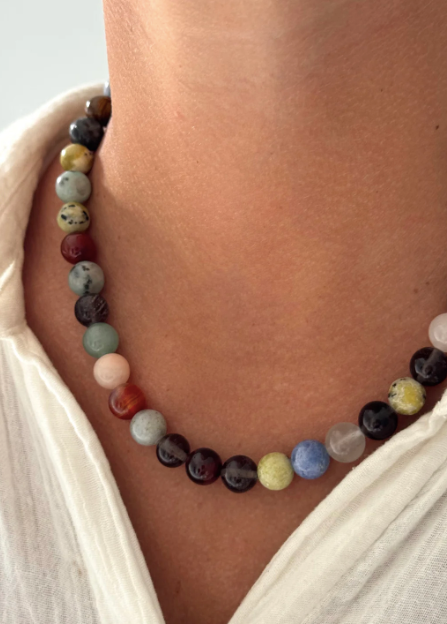 Multicolor Gemstone Necklace