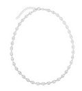 Silver Mini Puffed Mariner Chain