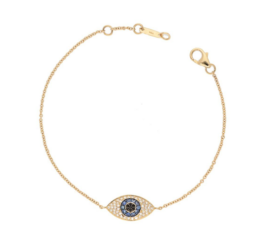 Pave Evil Eye Bracelet