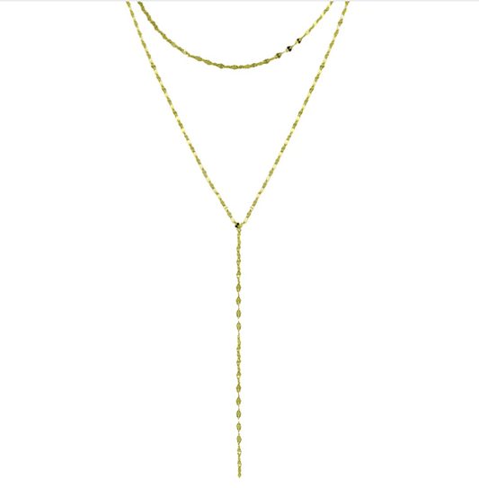 Chain Lariat Necklace