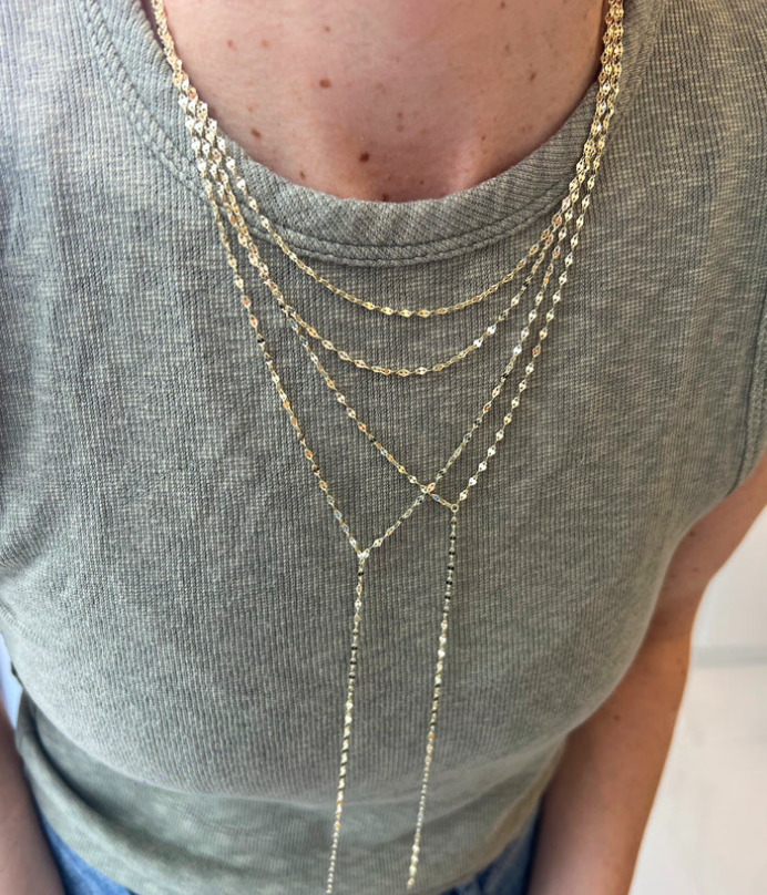 Chain Lariat Necklace