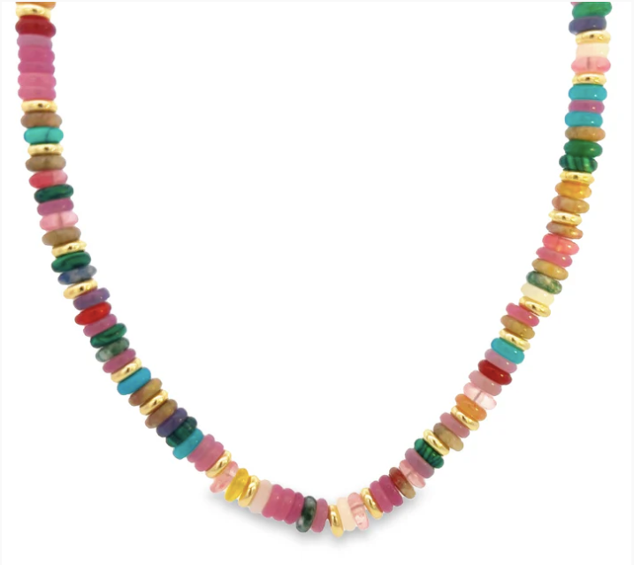 Lily Beaded Necklace