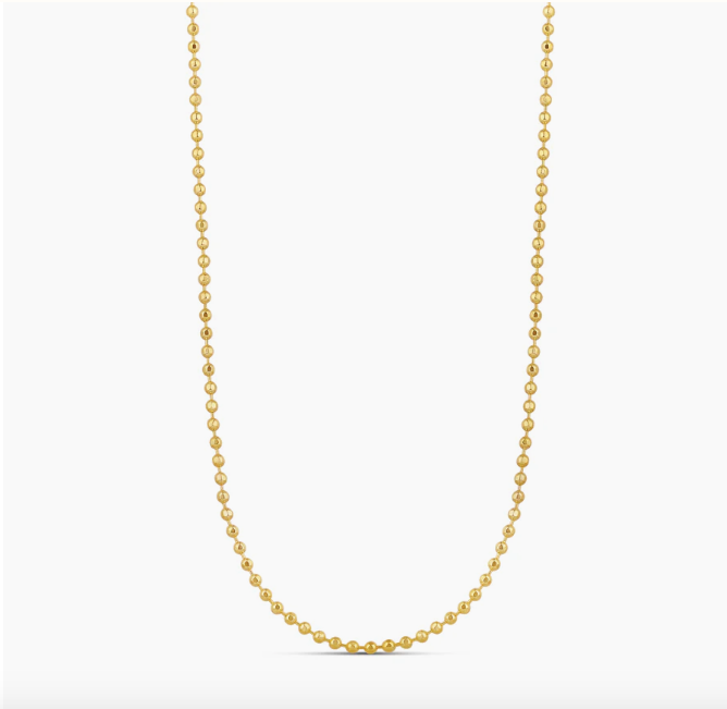 Diamond-Cut Ball Chain
