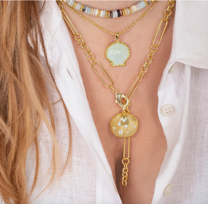 Lily Beaded Necklace