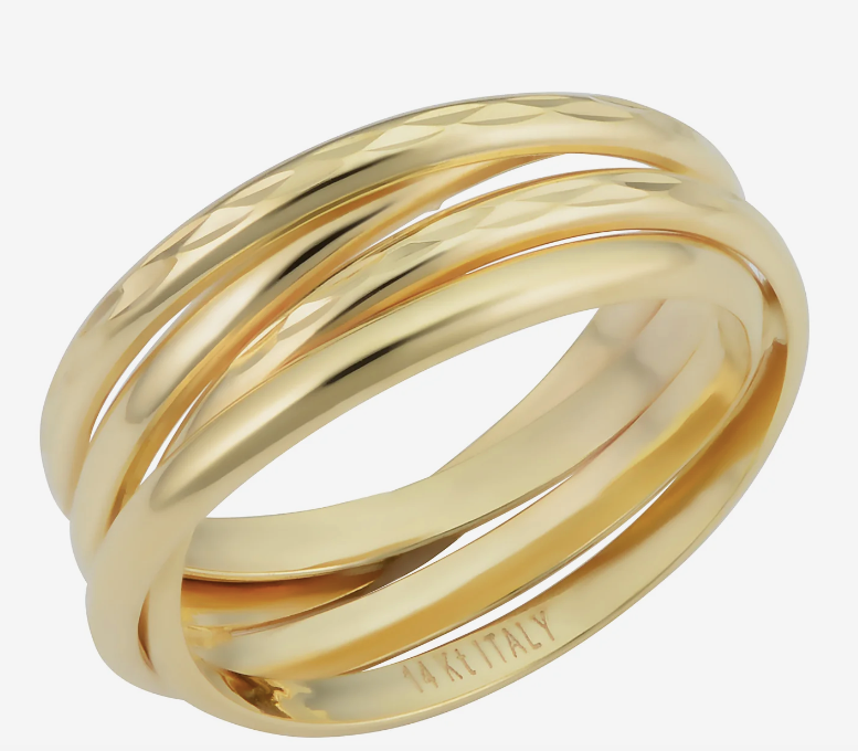 Gold Twist Ring