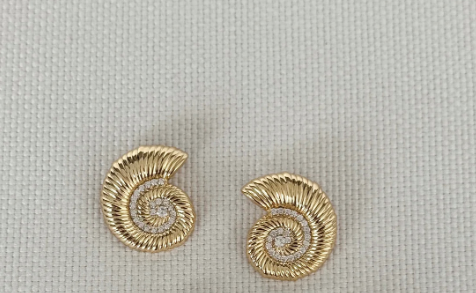 Round Shell Earrings