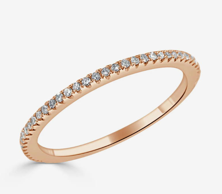 Pave Diamond Eternity Band