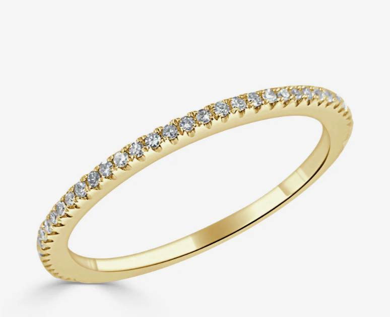 Pave Diamond Eternity Band