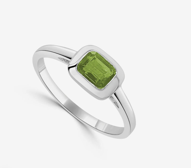 Birthstone Bezel Ring