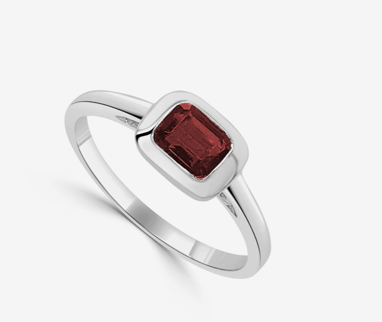 Birthstone Bezel Ring