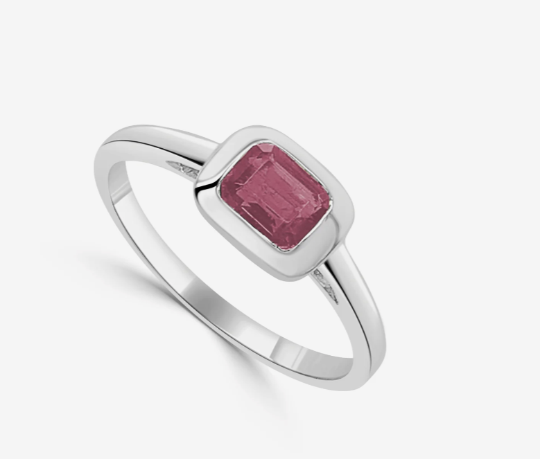 Birthstone Bezel Ring