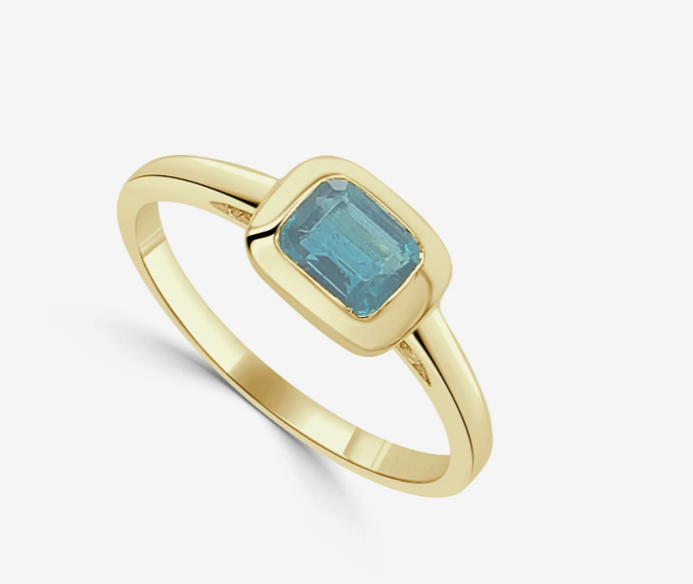 Birthstone Bezel Ring