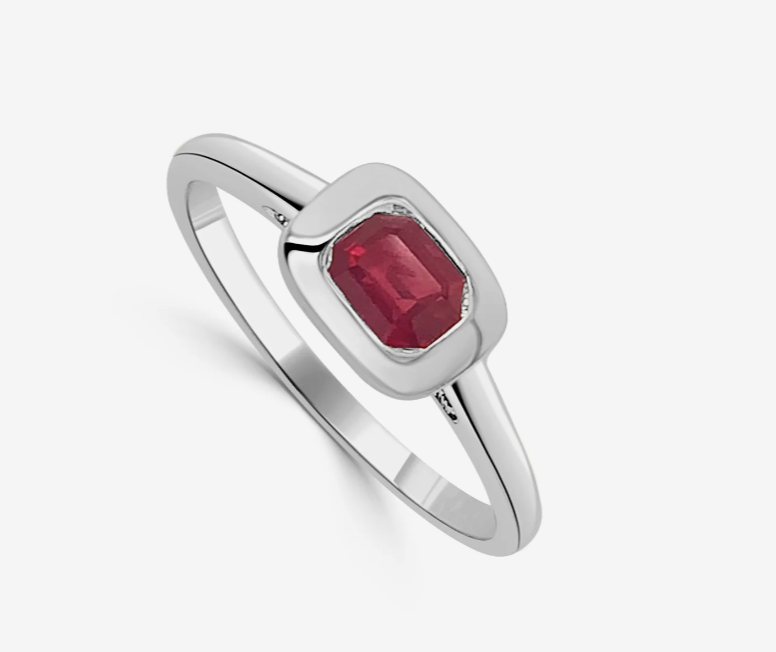Birthstone Bezel Ring