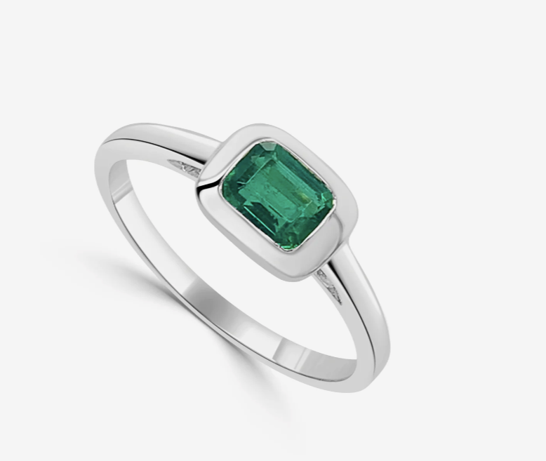 Birthstone Bezel Ring