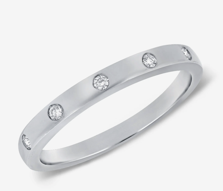 5 stone diamond band
