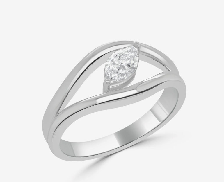 Floating Diamond Ring