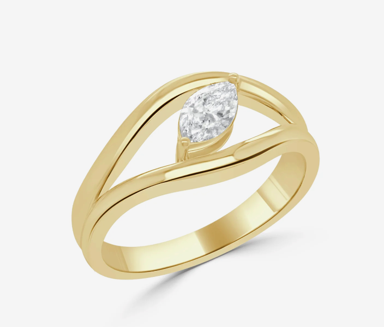 Floating Diamond Ring