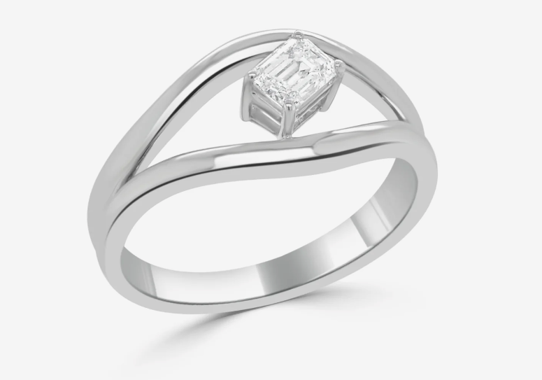 Floating Diamond Ring