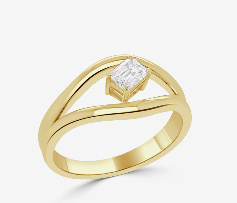 Floating Diamond Ring