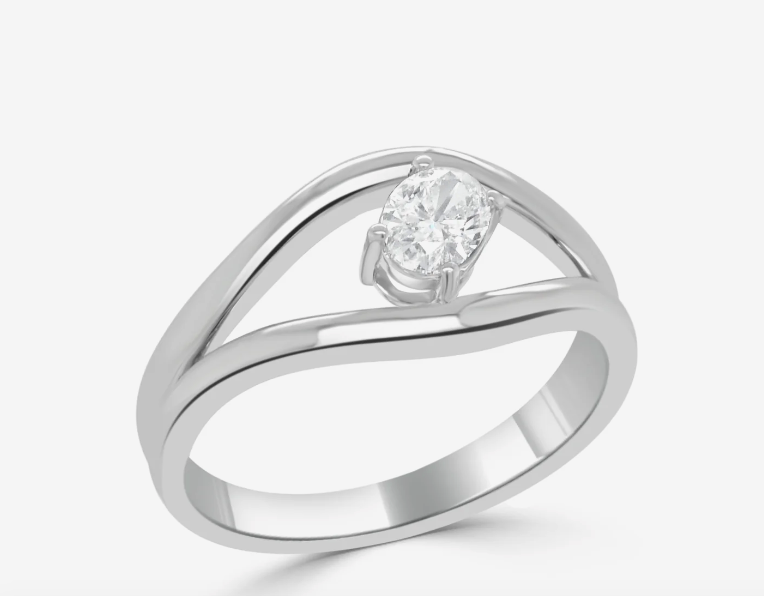 Floating Diamond Ring