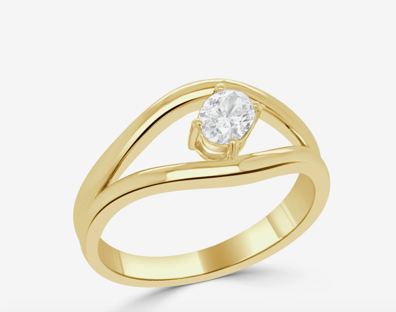 Floating Diamond Ring