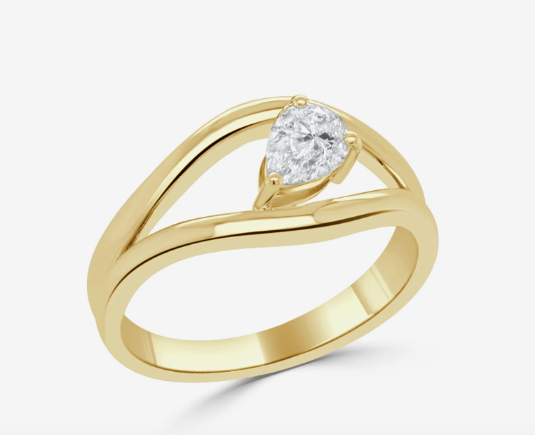 Floating Diamond Ring