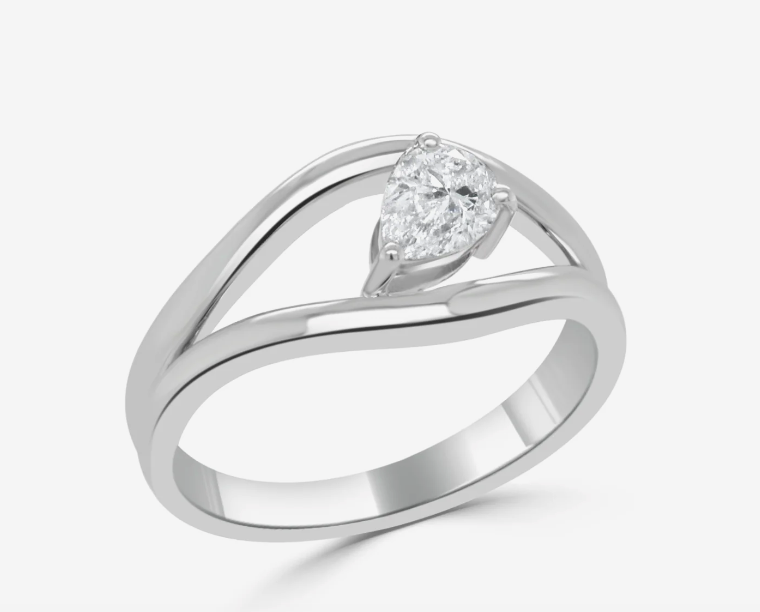 Floating Diamond Ring