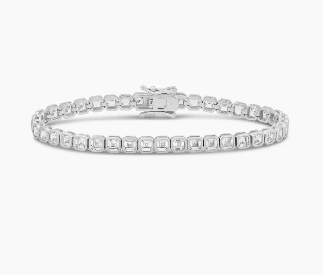Bezel Tennis Bracelet