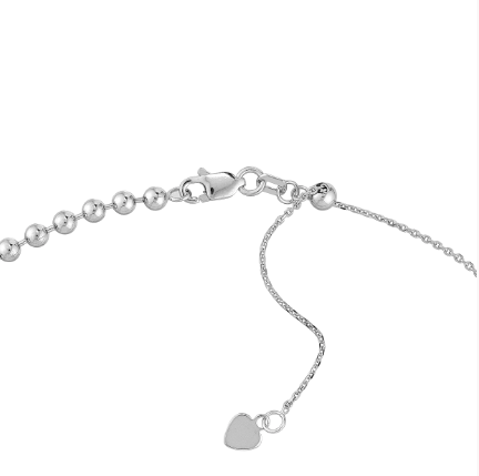 Sterling Silver Beaded Choker