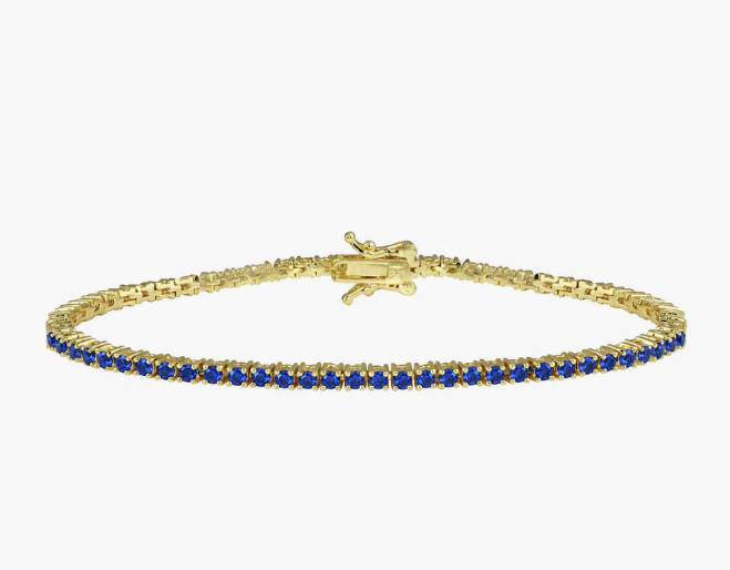 Colored Tennis Bracelet