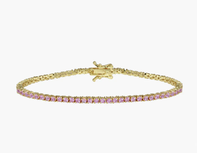 Colored Tennis Bracelet